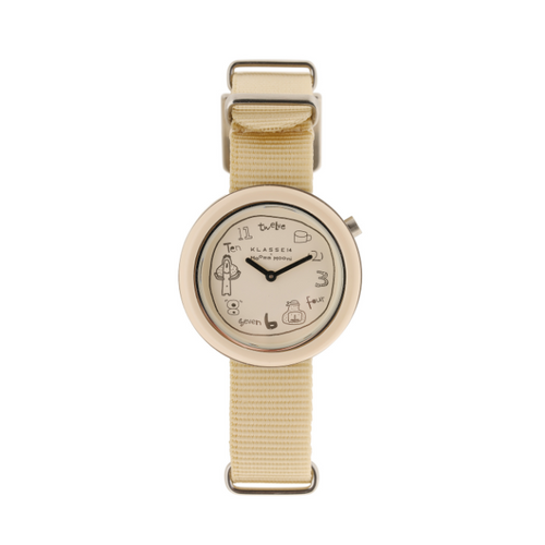 Klasse14 x Topbananax Mooma Mooni Beige Nylon 36mm