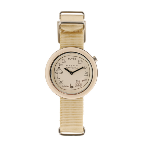 Klasse14 x Topbananax Mooma Mooni Beige Nylon 42mm