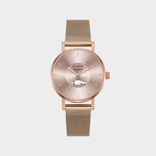 KLASSE14 x SANRIO CINNAMOROLL  VOLARE CHAMPAGNE GOLD MESH 36MM