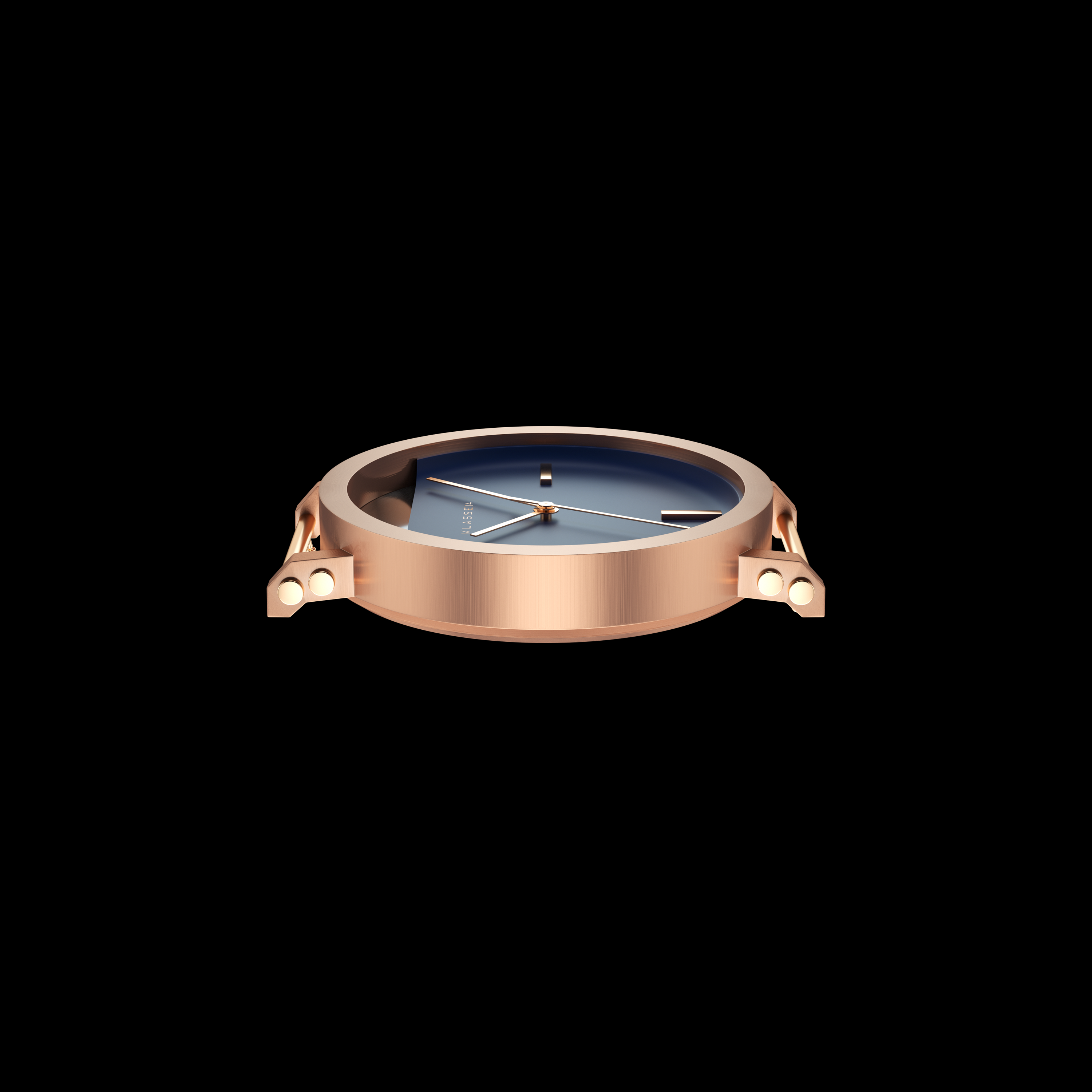 Imperfect Angle Rose Gold Blue / Personalization