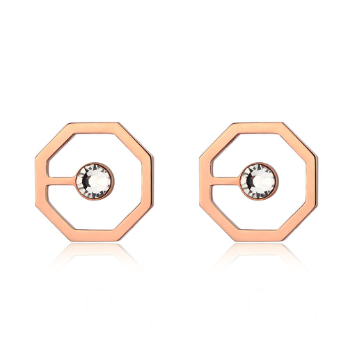 Okto Crystal Stud Earrings