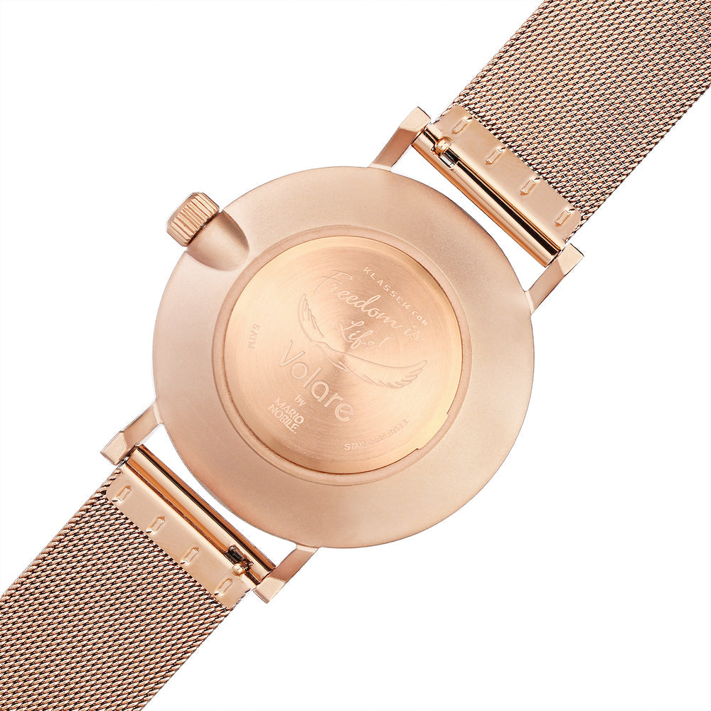 ドゥルりんページ　Volare Rose Gold Mesh Strap Volare Rose Gold / Mesh – KLASSE14