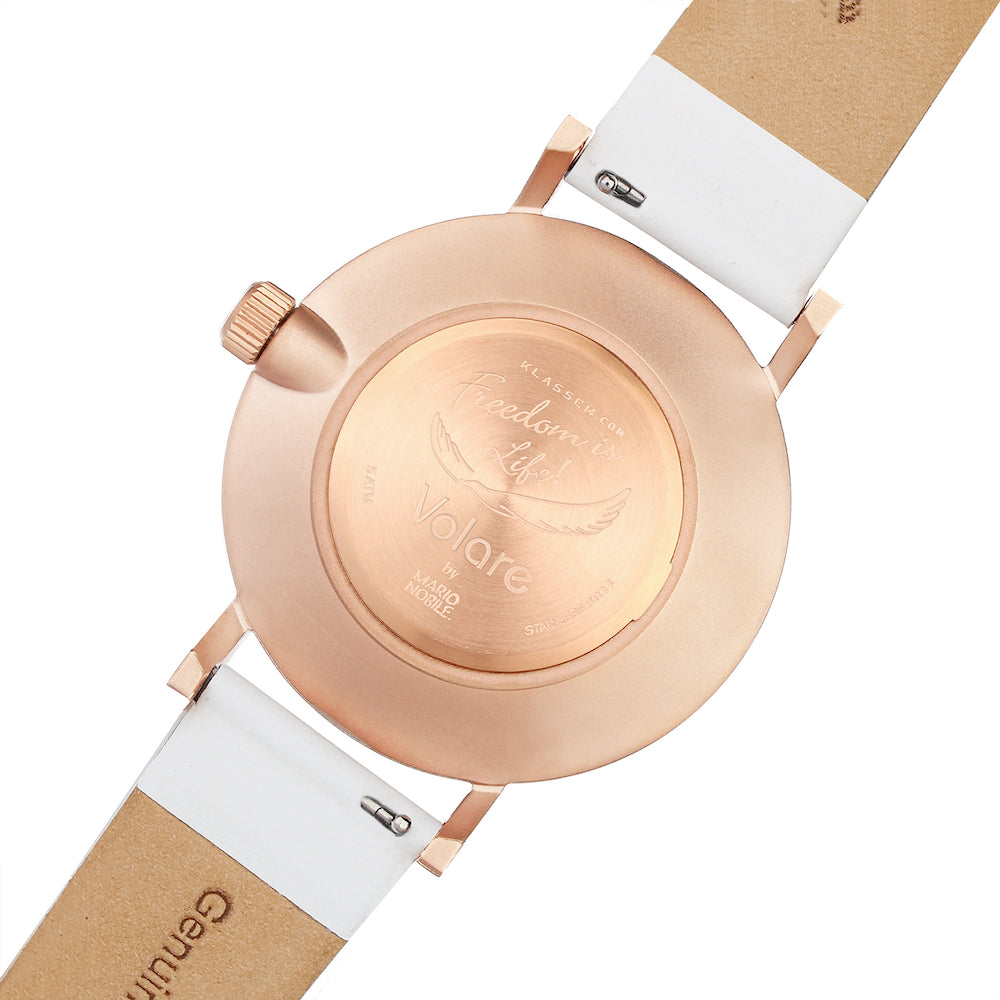 Volare Rose Gold / Leather – KLASSE14