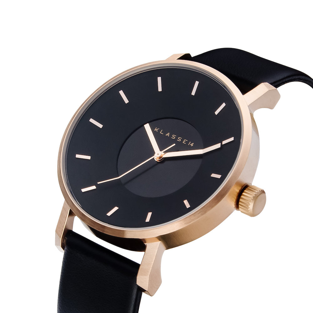 Volare Rose Gold / Leather – KLASSE14